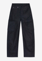 Givenchy Balloon Washed Jeans Navy BM51N 9516U-401