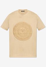 Balmain Embossed Logo T-shirt Beige FH1EG000 BD08-8KC