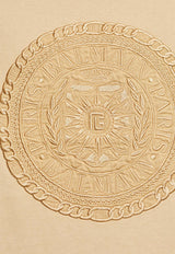 Balmain Embossed Logo T-shirt Beige FH1EG000 BD08-8KC