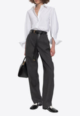 Givenchy Straight-Leg Tailored Pants Gray BW516 Z14FU-067