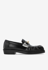 Balmain Sync Glazed Loafers Black FM1UO376 LSPZ-0PA