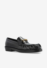 Balmain Sync Glazed Loafers Black FM1UO376 LSPZ-0PA