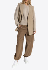 Max Mara Glauco Wide-Leg Cargo Pants Brown GLAUCO 2521136101-003