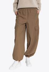 Max Mara Glauco Wide-Leg Cargo Pants Brown GLAUCO 2521136101-003