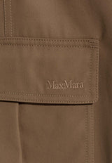 Max Mara Glauco Wide-Leg Cargo Pants Brown GLAUCO 2521136101-003