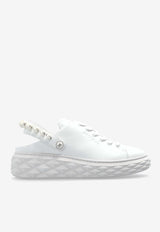 Jimmy Choo Diamond Maxi Slingback Sneakers White DIAMOND MAXI PEARL NQK-V WHITE WHITE