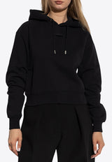 Jacquemus Gros Grain Cropped Hooded Sweatshirt Black HOW00247 AJ00109-990