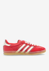 Adidas Originals Gazelle Indoor Low-Top Sneakers Red JQ8389 0-CRERED ALUMIN MAGBEI