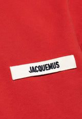 Jacquemus Gros Grain Hooded Sweatshirt Red HOM00247 AJ00126-480