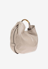 Moschino Leather Shoulder Bag Cream MC4184PP1N OA0-119