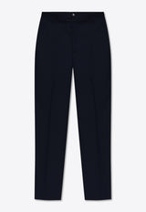 Etro Straight-Leg Wool-Blend Pants Navy MRED0018 99TUBO9-B0310
