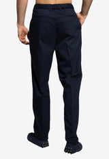 Etro Straight-Leg Wool-Blend Pants Navy MRED0018 99TUBO9-B0310
