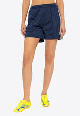 Adidas Originals Firebird Logo Track Shorts Navy JW5045 0-NINDIG WHITE