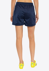 Adidas Originals Firebird Logo Track Shorts Navy JW5045 0-NINDIG WHITE