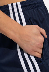 Adidas Originals Firebird Logo Track Shorts Navy JW5045 0-NINDIG WHITE