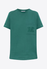 Max Mara Papaia Embroidered M T-shirt Green PAPAIA 2521946041-007