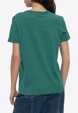 Max Mara Papaia Embroidered M T-shirt Green PAPAIA 2521946041-007