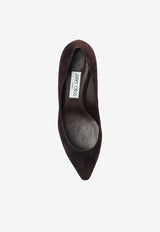 Jimmy Choo Romy 60 Suede Pumps Brown ROMY 60 KDU-COFFEE