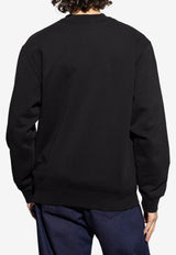 Jacquemus Gros Grain Crewneck Sweatshirt Black SSM00206 AJ00126-990