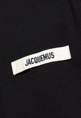 Jacquemus Gros Grain Crewneck Sweatshirt Black SSM00206 AJ00126-990