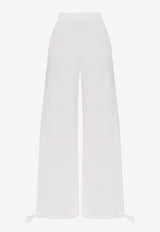 Max Mara Nigeria Wool Wide-Leg Pants Cream NIGERIA 2521336011-001