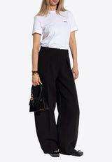 Jacquemus Ovalo Curved-Leg Pants Black PAW00079 AW00531-990