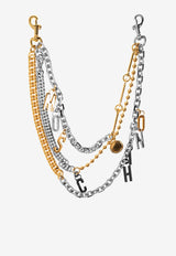 Moschino Pendant Embellished Bag Chain Gold MC6483PP1N O64-90A