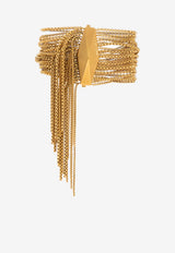 Jimmy Choo Brass bracelet Gold ZANDRA BRACELET NYE-VINTAGE GOLD