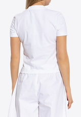 Jacquemus Gros Grain Slim T-shirt White TSW00133 AJ00124-100