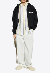 Jacquemus Striped shirt Cream SHM00001 DW00484-2BM