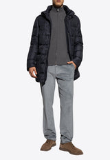 Etro Long Paisley Down Jacket Navy MRBB0007 99SASN7-X0883