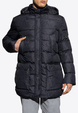 Etro Long Paisley Down Jacket Navy MRBB0007 99SASN7-X0883