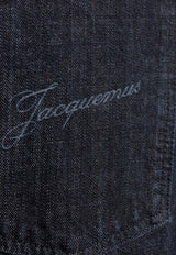 Jacquemus Mirada Straight-Leg Jeans Navy PAM00053 AD00036-390