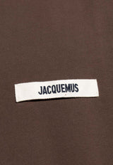Jacquemus Sweatshirt with logo Brown SSM00206 AJ00126-880