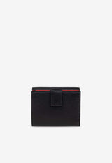 Ferragamo Gancini Leather Zipped Wallet Black 220961 PORTAFOGLIO 785777-NERO