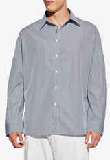 Givenchy Striped Buttoned Shirt White BM615 8123T-116