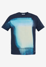 Givenchy Afternoon Light Print T-shirt Navy BM71N K3YRL-499