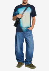 Givenchy Afternoon Light Print T-shirt Navy BM71N K3YRL-499