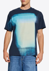 Givenchy Afternoon Light Print T-shirt Navy BM71N K3YRL-499