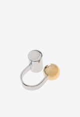 Jacquemus Perlina Asymmetric Ring Silver JWW00769 AOT4005-276