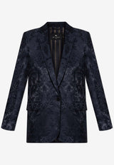 Etro Double-Breasted Jacquard Blazer Navy WRCA0042 99TJD87-B0387
