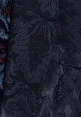 Etro Double-Breasted Jacquard Blazer Navy WRCA0042 99TJD87-B0387