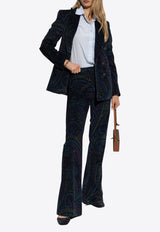 Etro Paisley Jacquard Corduroy Blazer Navy WRCA0010 99SAEE3-X0887
