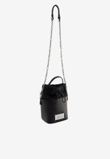 Maison Margiela Mini Logo Patch Leather Bucket Bag Black S61WG0035P4348T8013_Black_29842206