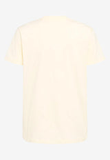 Moncler Logo Patch Short-Sleeved T-shirt Cream K20938C0001289AUO037_Cream_29857669