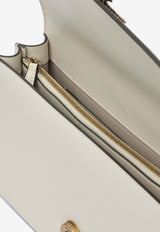 PINKO Medium Love Bag One Leather Crossbody Bag White 105857A0F1Z14Q_82972