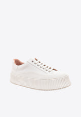 Jil Sander Low-Top Leather Sneakers White J15WS0002P2965_107_White_29844442