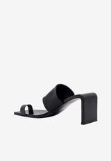 Jil Sander 50 Leather Ring-Toe Sandals Black J15WP0112P6598_001_Black_29847567