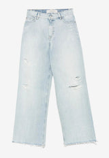 Golden Goose DB Ripped Boyfriend Jeans Blue GWP02079P001850_50134_CLOUD BLUE_32774264
