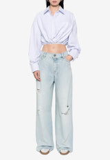 Golden Goose DB Ripped Boyfriend Jeans Blue GWP02079P001850_50134_CLOUD BLUE_32774264